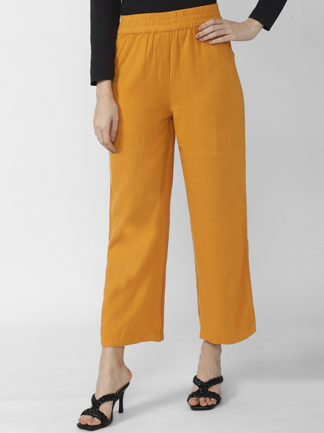 

Van Heusen Woman Women Yellow Trousers