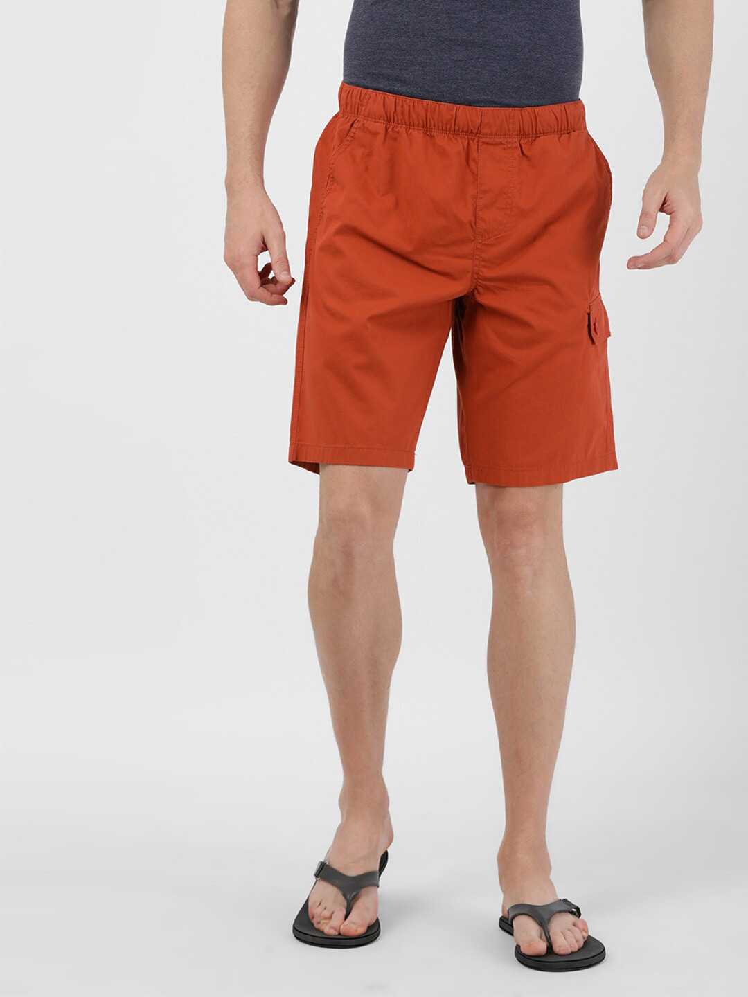 

t-base Men Lounge Shorts- TRS-19600-Rust