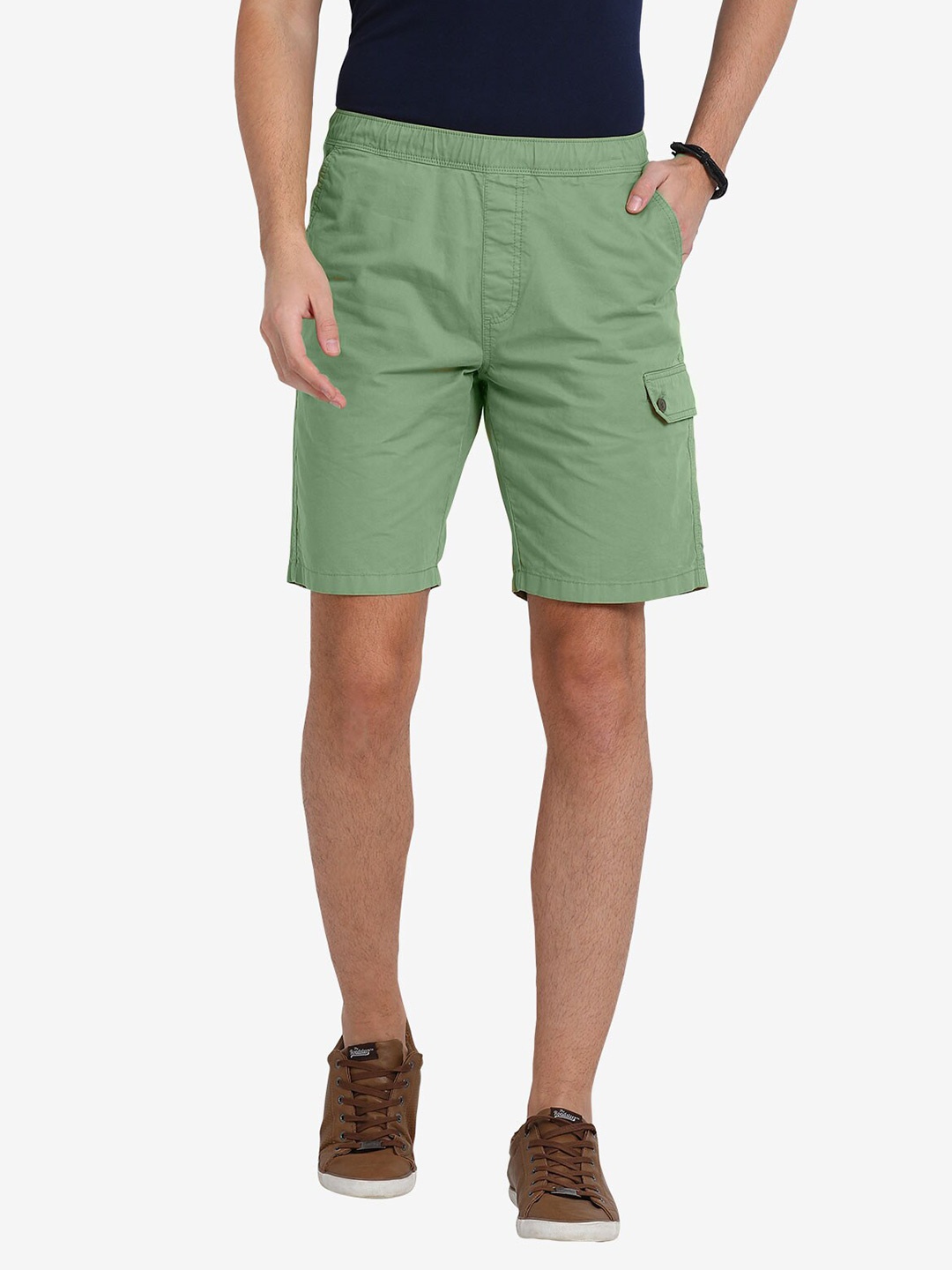 

t-base Men Kashmir Green Lounge Shorts