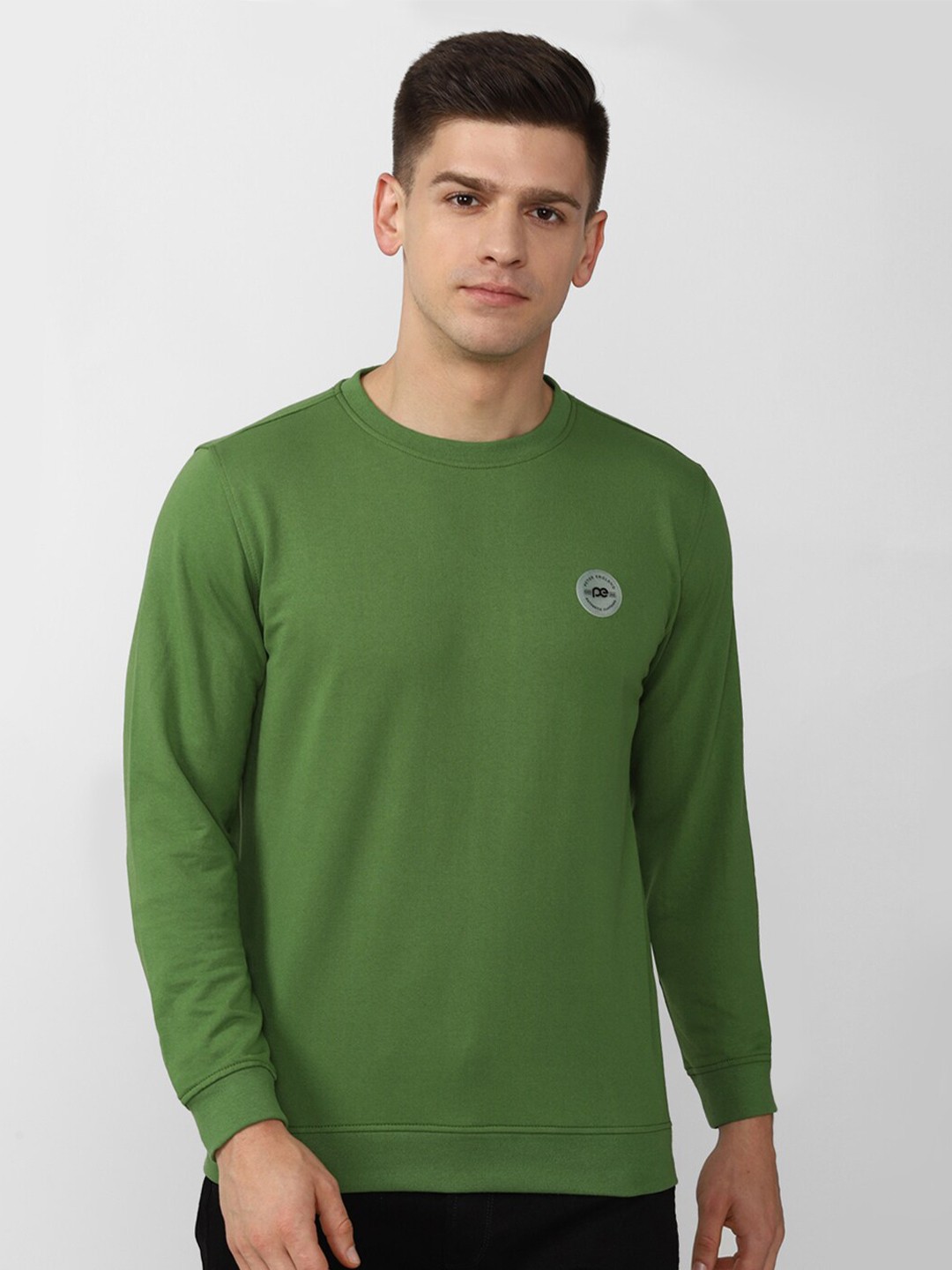 

Peter England Casuals Men Green Sweatshirt