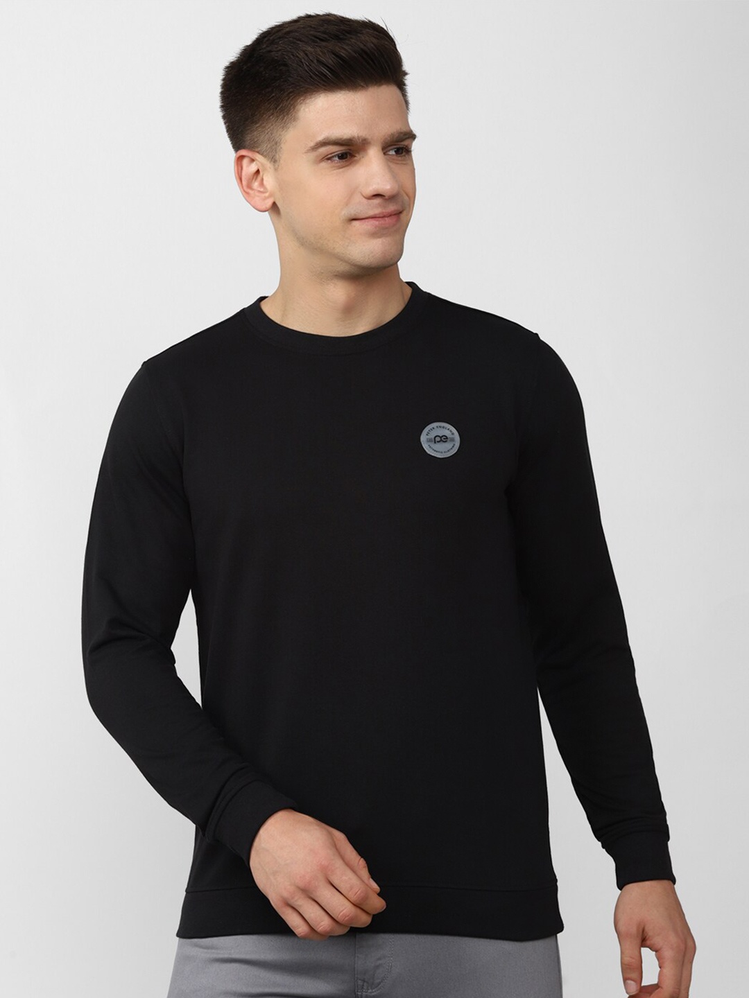 

Peter England Casuals Men Black Sweatshirt
