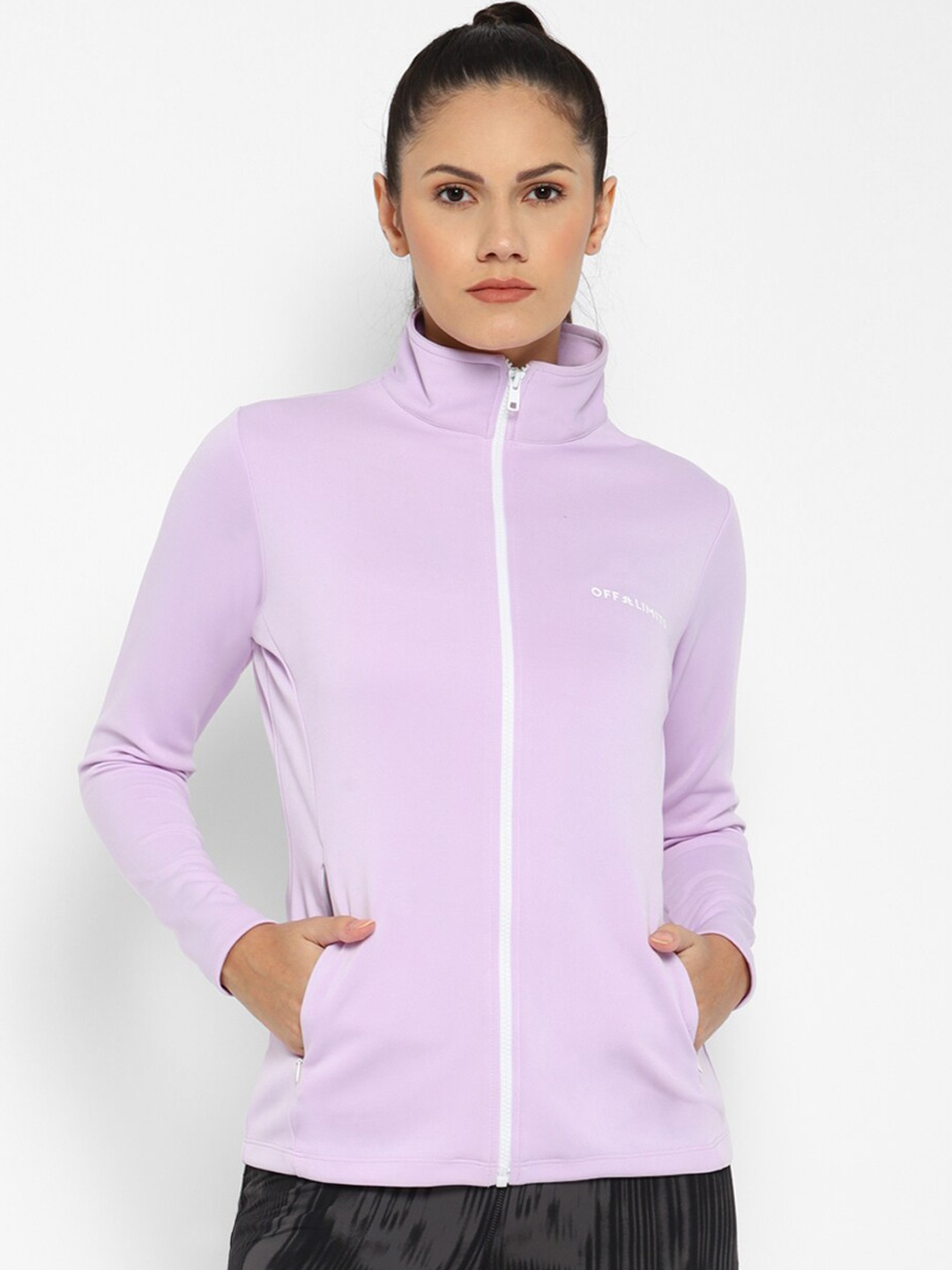 

OFF LIMITS Women Purple Lightweight Training or Gym Sporty Jacket