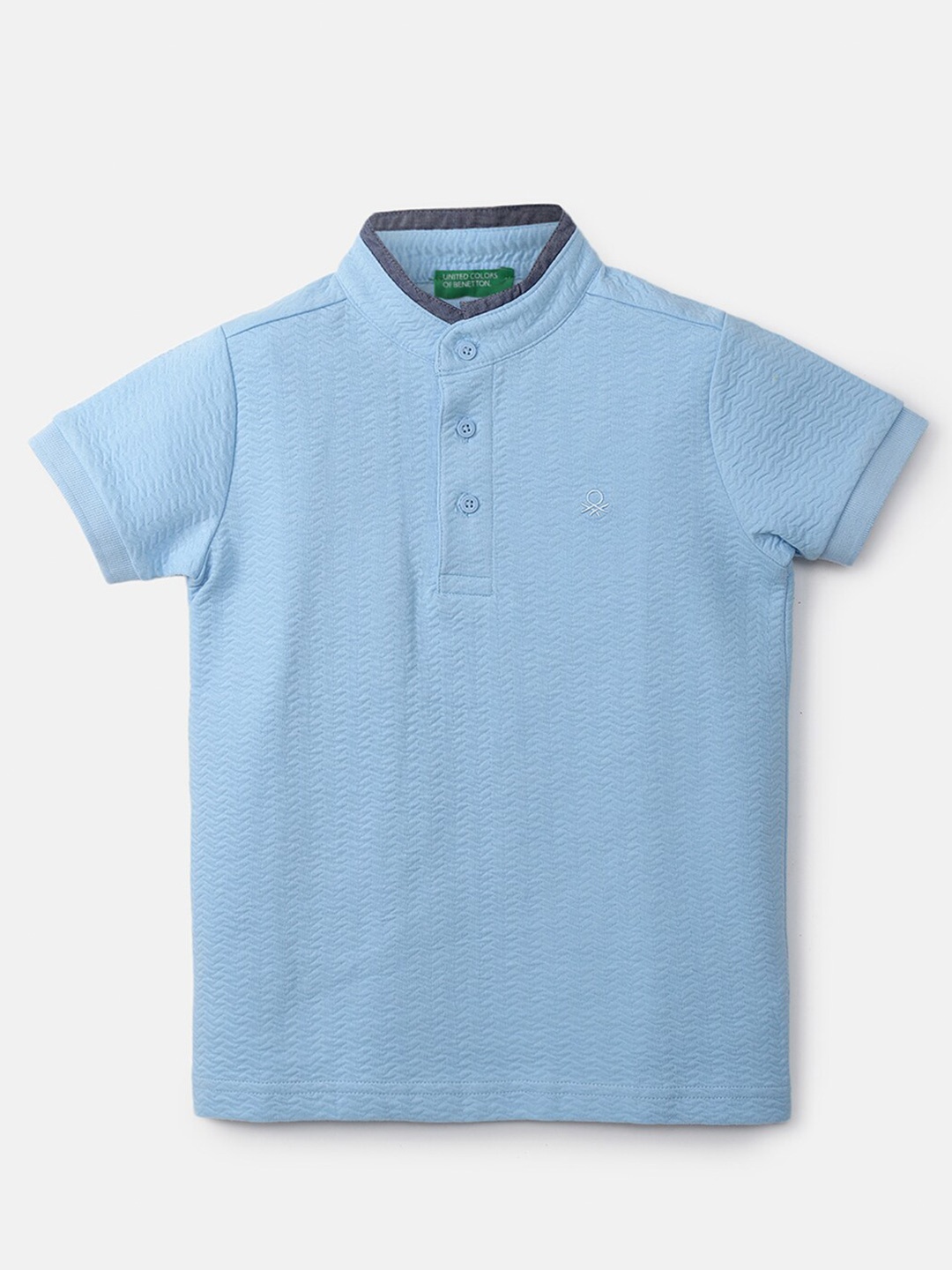 

United Colors of Benetton Boys Blue T-shirt