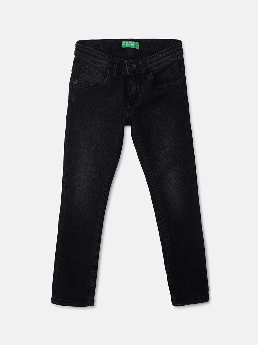 

United Colors of Benetton Boys Black Slim Fit Jeans