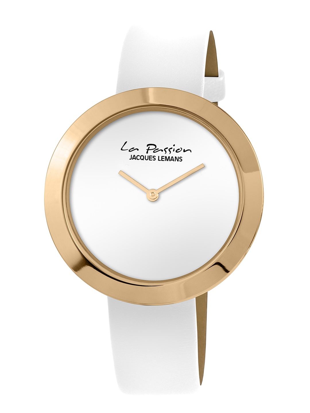

Jacques Lemans Women Dial & White Leather Straps Analogue Watch LP-113D