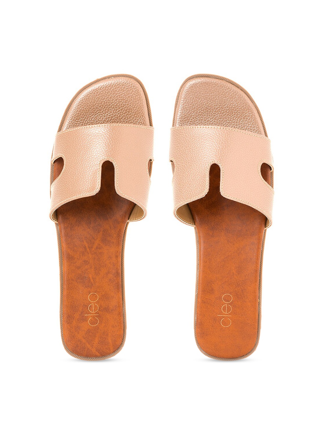

Khadims Women Open Toe Flats, Beige