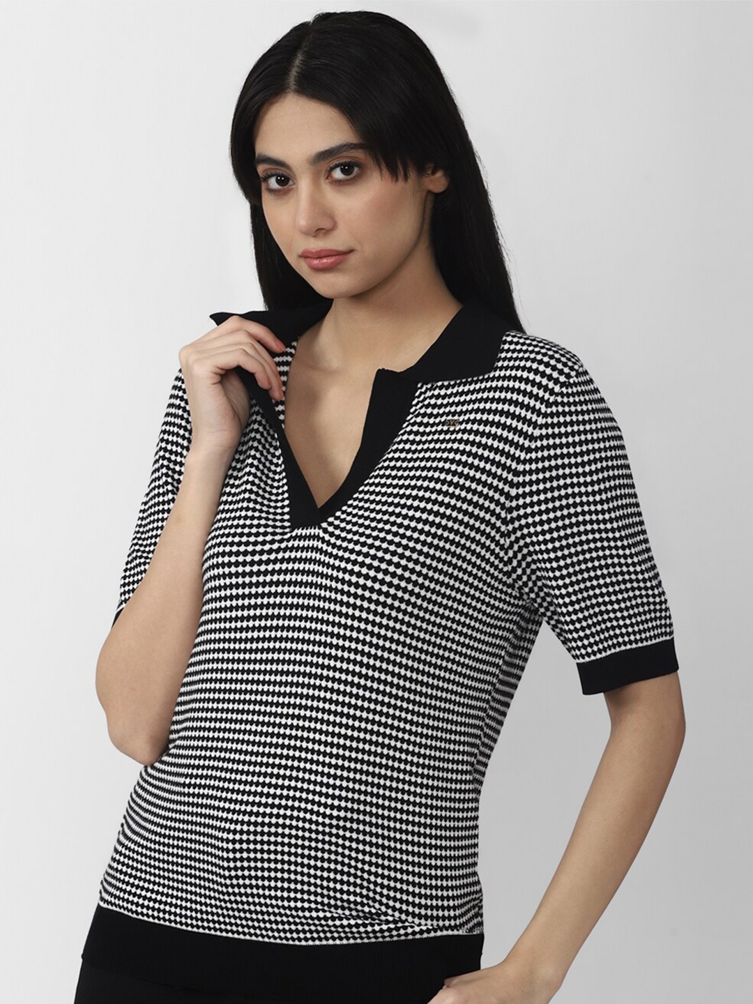 

Van Heusen Woman Multicoloured Geometric Print Top, Multi