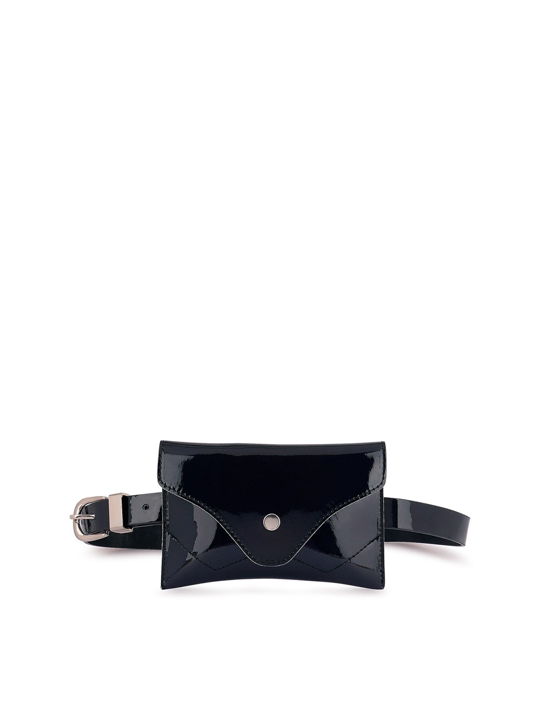 

London Rag Women Black Solid Waist Pouch