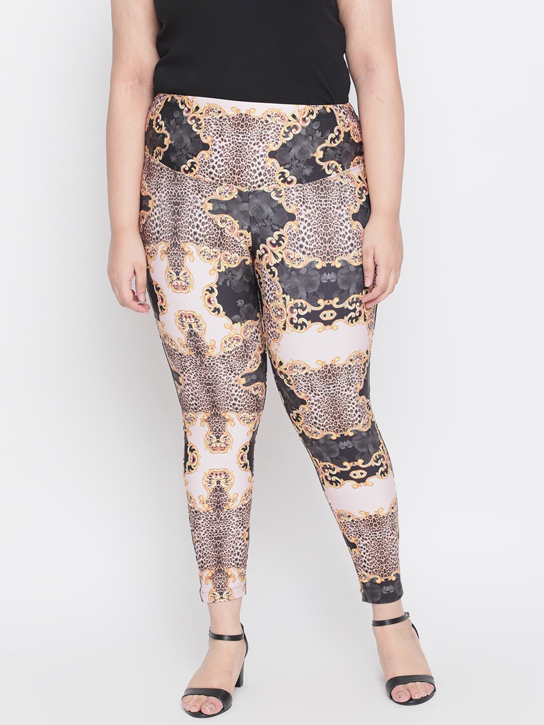 

Amydus Women Yellow Printed Jeggings