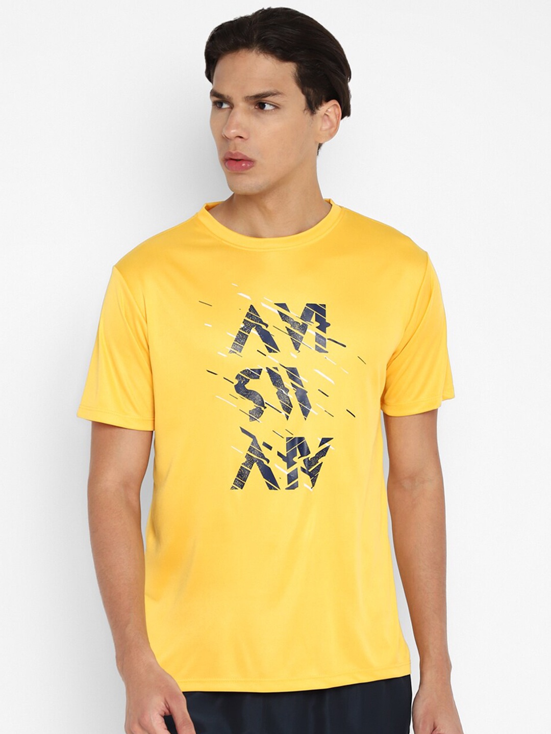 

OFF LIMITS Men Yellow Printed T-shirt