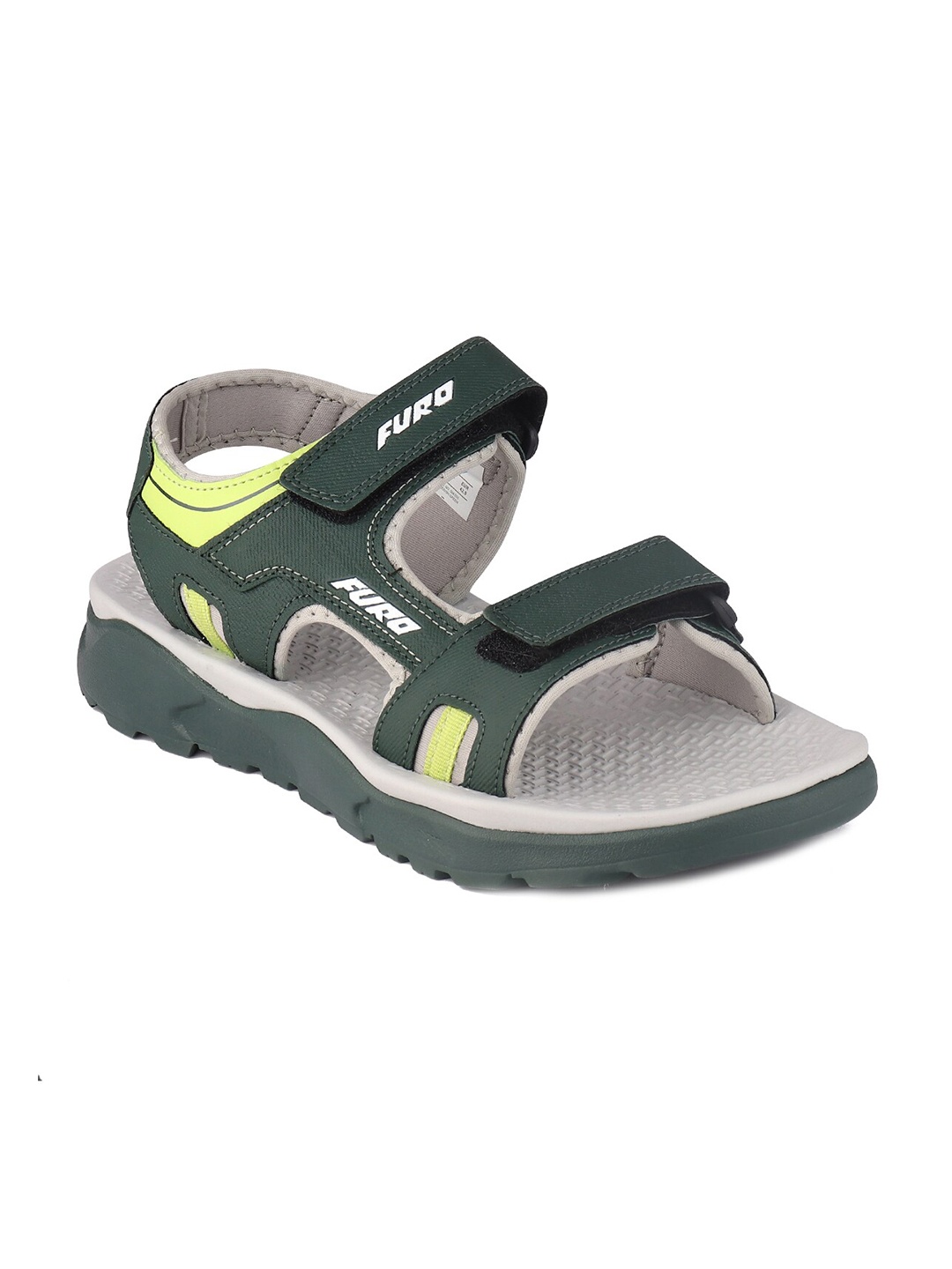 

FURO By Red Chief Men Green & Grey Dry-Tex Sports Sandal