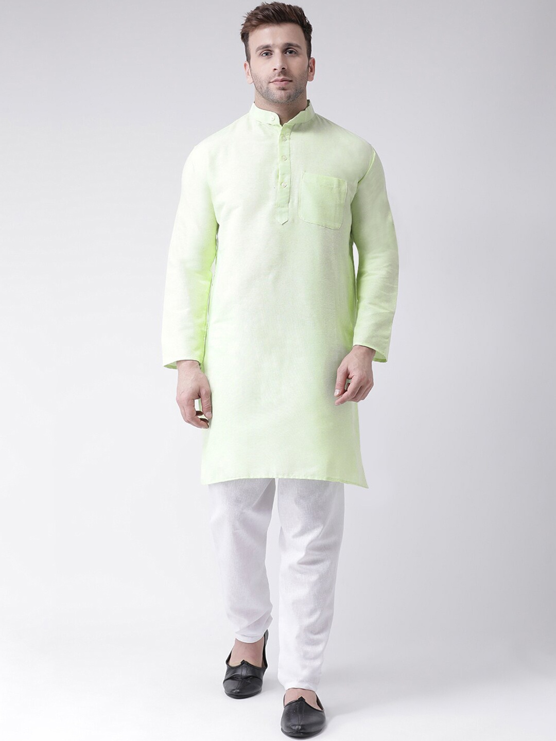 

RIAG Men Kurta with Pyjamas, Green