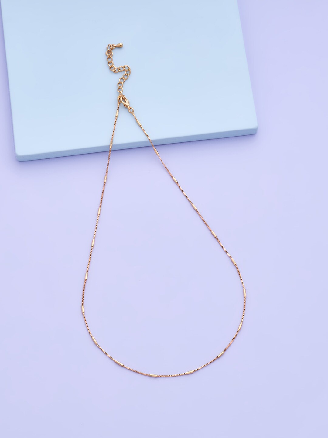 

Kushal's Fashion Jewellery Women Gold-Toned Copper Gold-Plated Chain