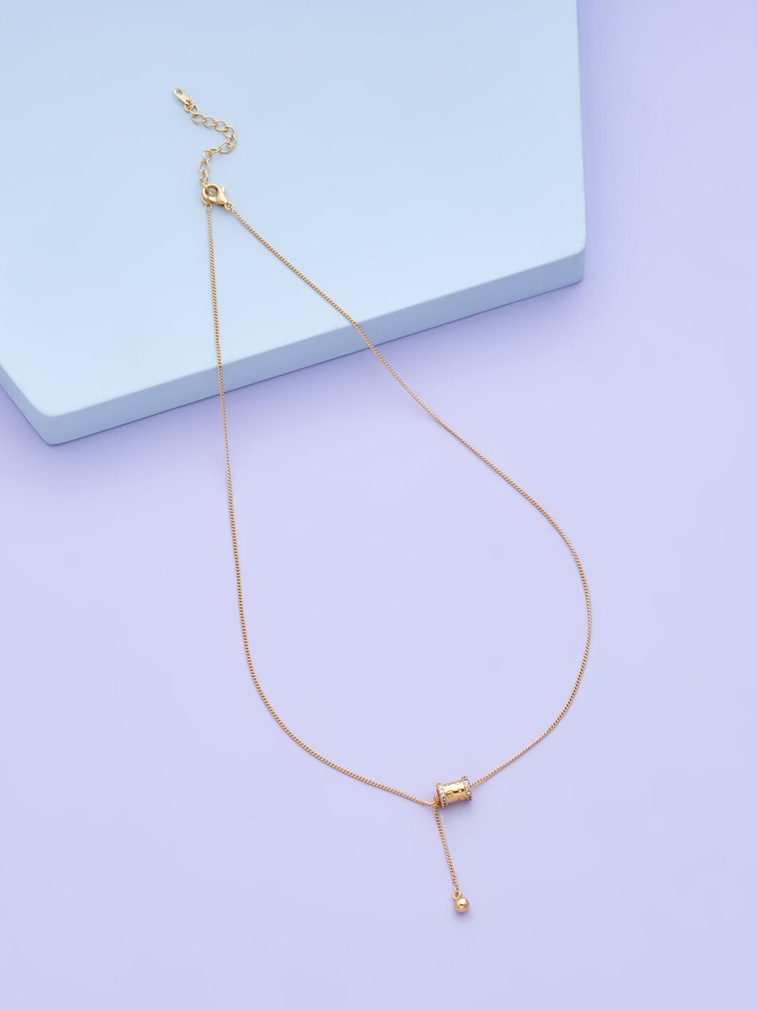 

Kushal's Fashion Jewellery Women Gold-Toned Copper Gold-Plated Chain