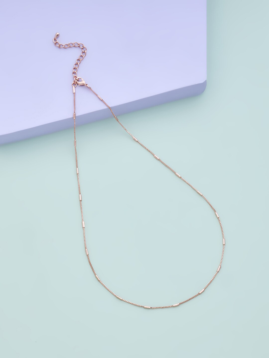 

Kushal's Fashion Jewellery Rose Gold Copper Rose Gold-Plated Chain