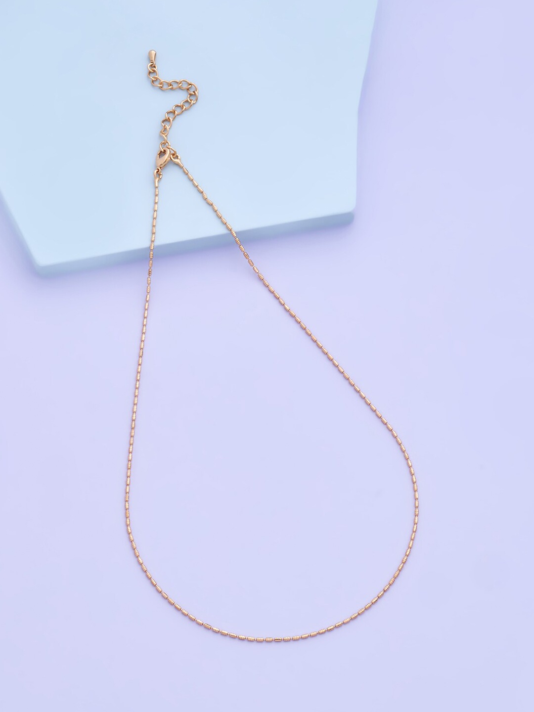 

Kushal's Fashion Jewellery Gold-Toned Copper Rhodium-Plated Chain