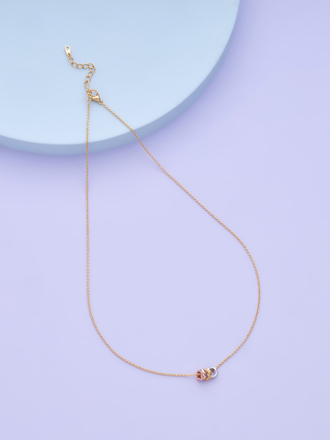

Kushal's Fashion Jewellery Gold-Toned Copper Gold-Plated Chain