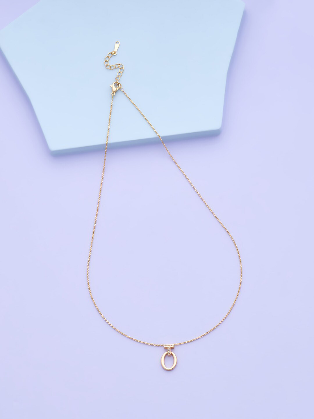 

Kushal's Fashion Jewellery Gold-Toned Copper Gold-Plated Chain