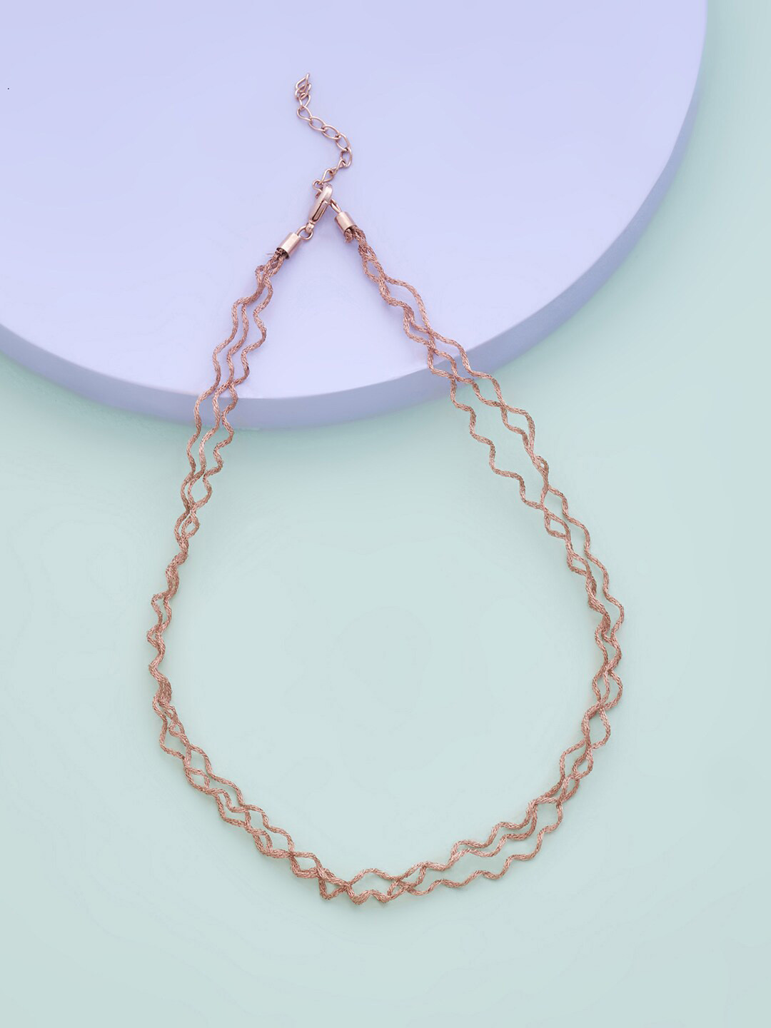 

Kushal's Fashion Jewellery Rose Gold Copper Rose Gold-Plated Chain