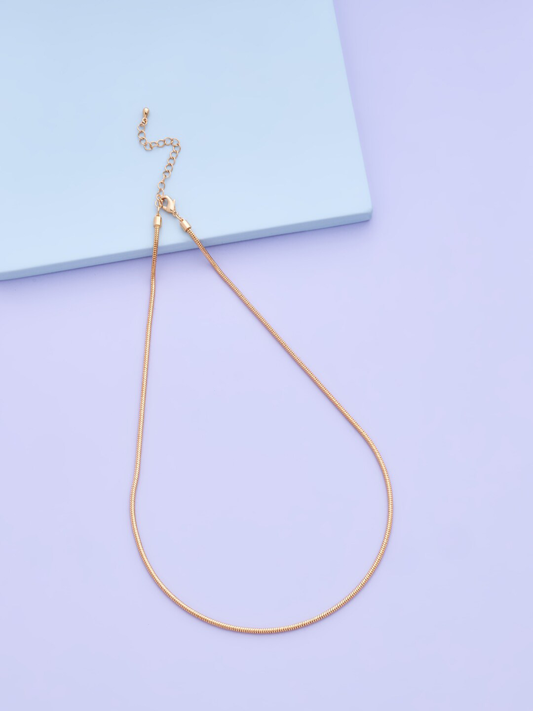 

Kushal's Fashion Jewellery Gold-Toned Copper Gold-Plated Chain
