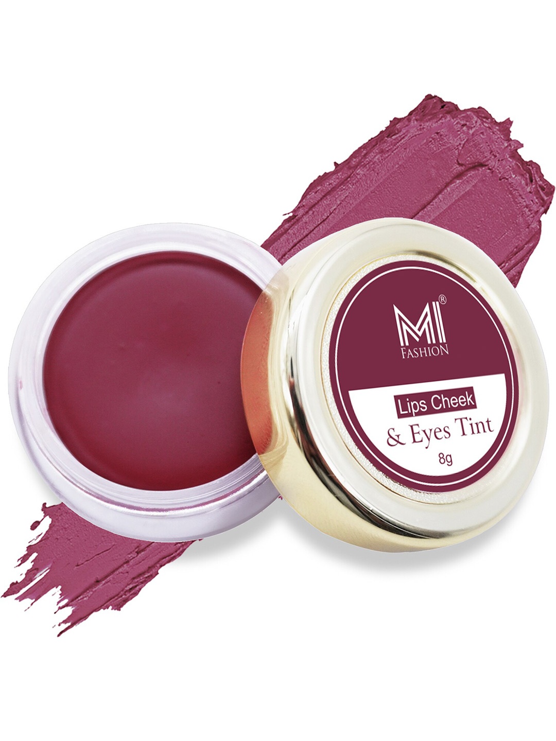 

MI FASHION Long Lasting Matte 3 In 1 Lip Cheek & Eye Tint - Beetroot, Pink