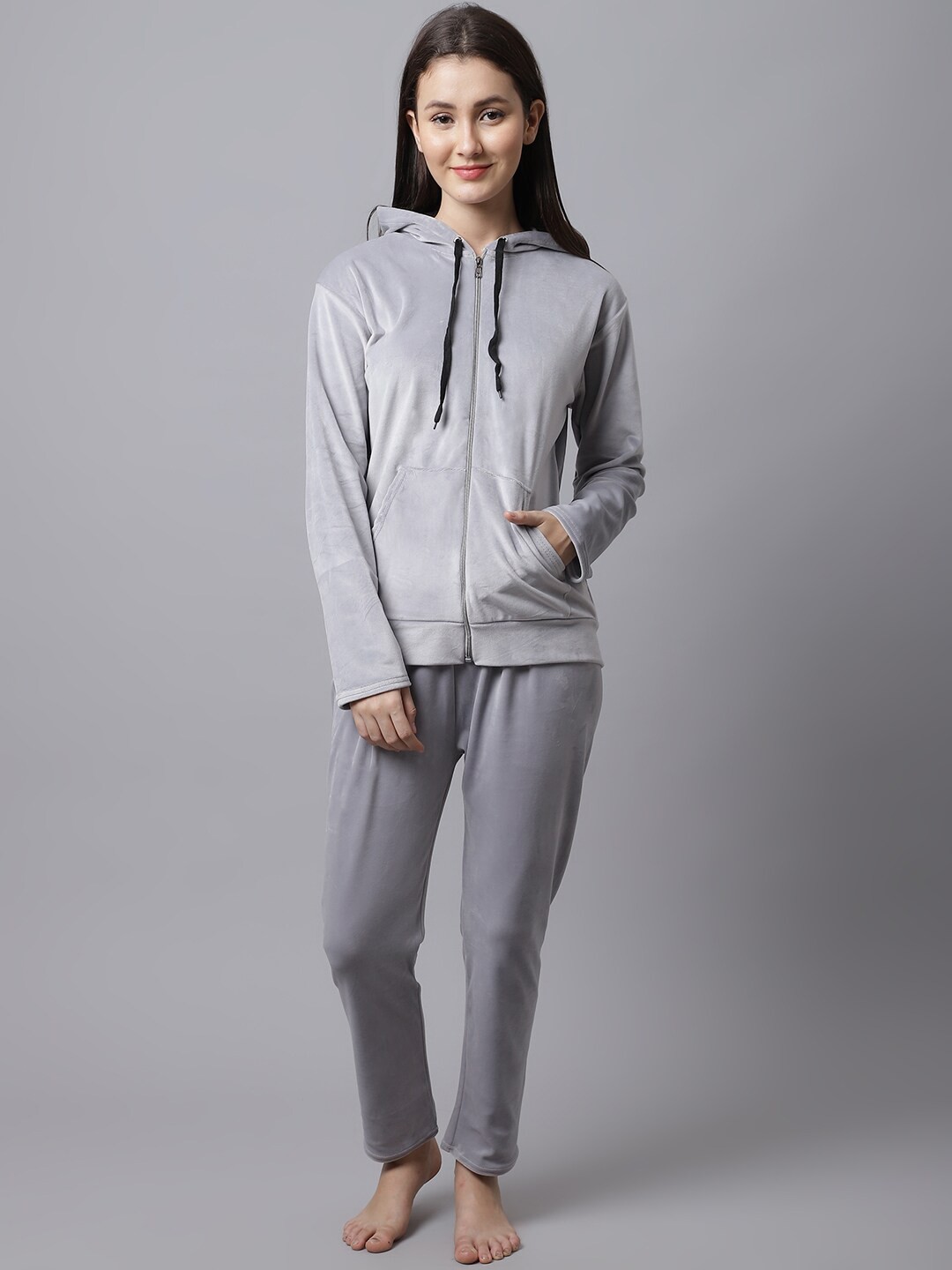 

TAG 7 Women Grey Night suit