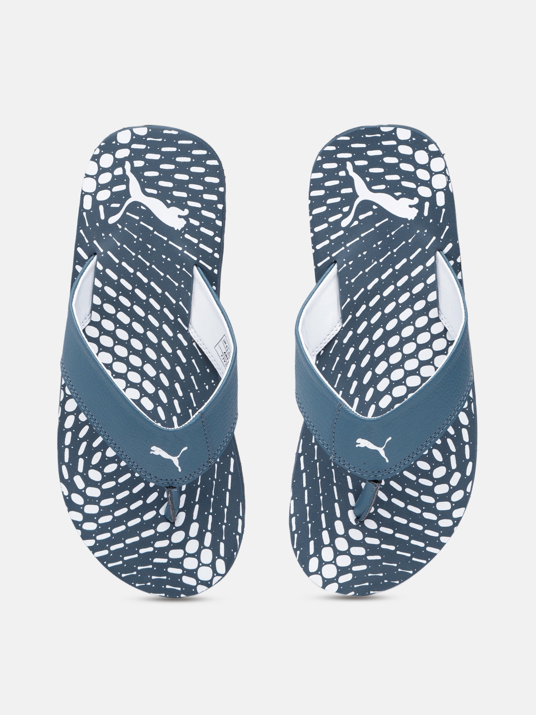 

Puma Men Grey Deed V3 Printed Thong Flip-Flops