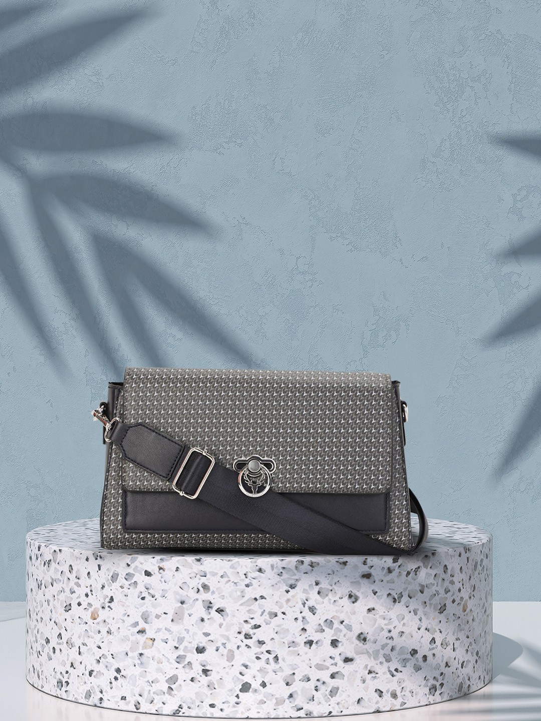 

Allen Solly Grey Printed Swagger Sling Bag
