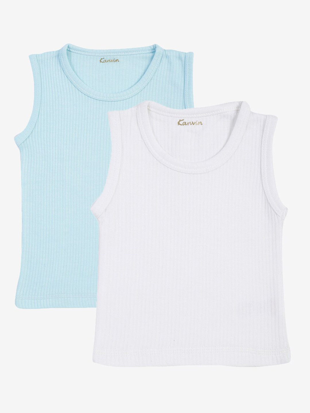 

Kanvin Boys Solid Cotton Thermal Tops, Turquoise blue