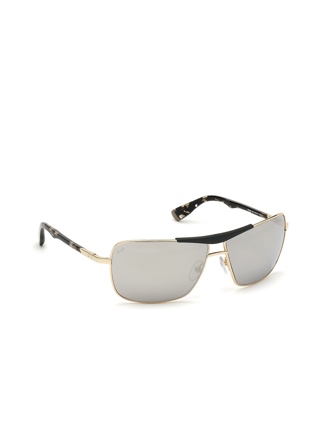 

WEB EYEWEAR Unisex Rectangle Sunglasses WE0280 62 32C-Grey
