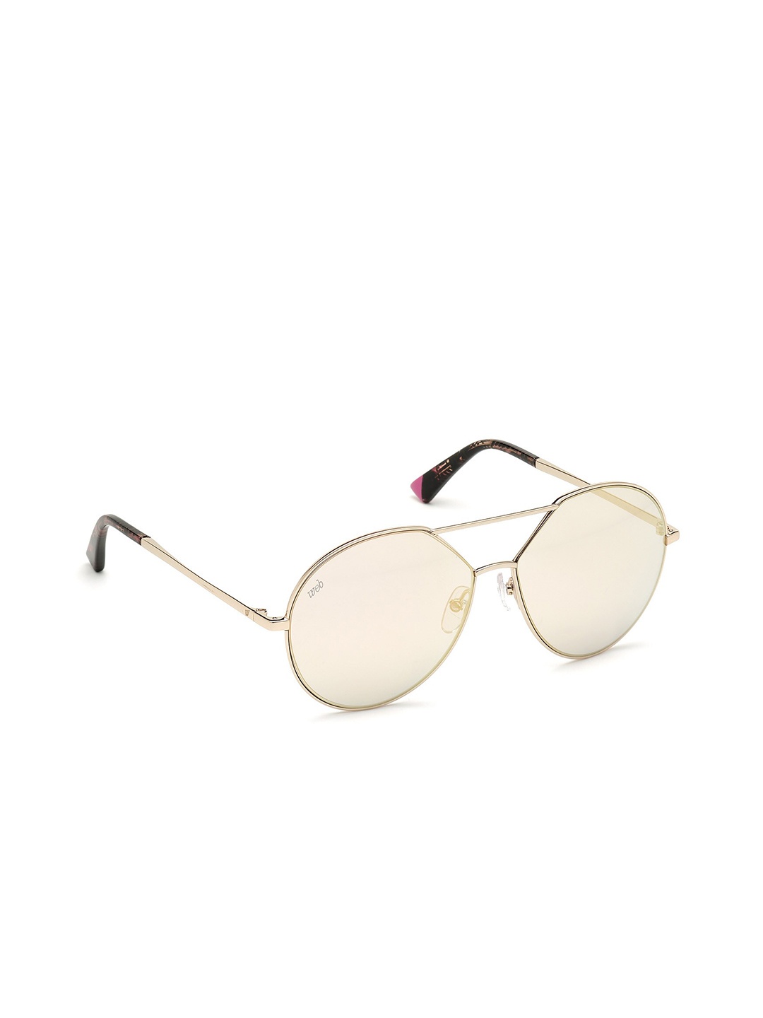 

WEB EYEWEAR Women Butterfly Sunglasses WE0286 57 28C-Blue, Yellow