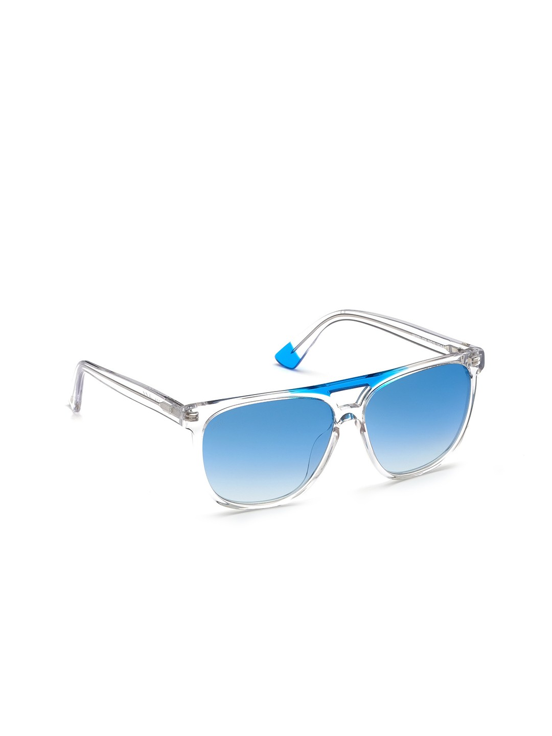 

WEB EYEWEAR Unisex Square Sunglasses WE0263 59 27W-Blue