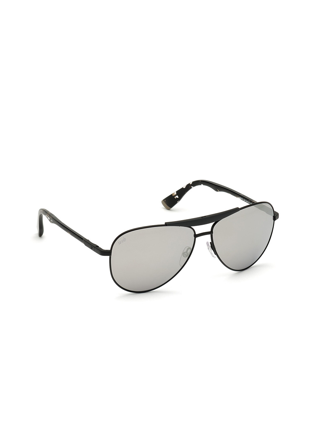 

WEB EYEWEAR Men Oval Sunglasses with UV Protected Lens We0281602C, Grey
