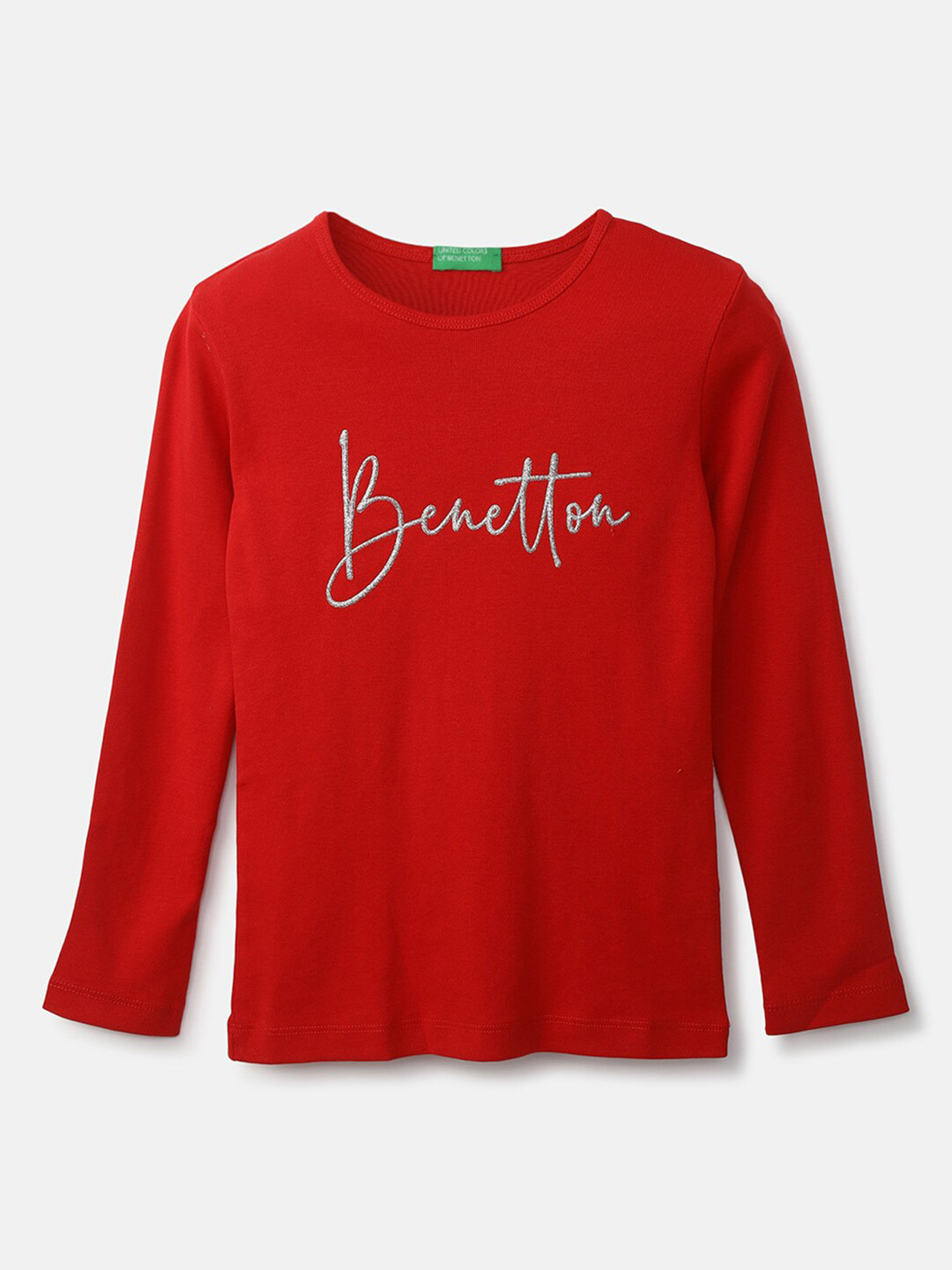 

United Colors of Benetton Red Print Top