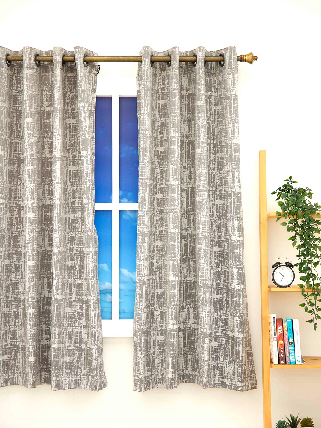 

Ariana Black Out Window Curtain, Grey