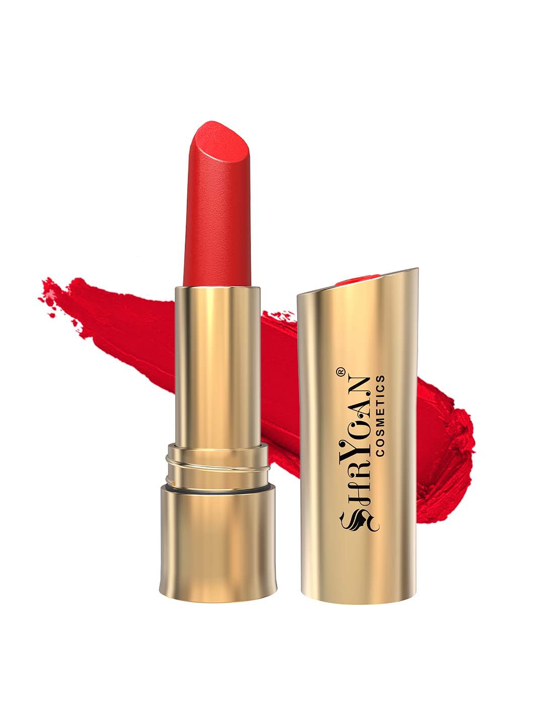 

SHRYOAN Non-Transfer Long-Lasting Matte Lipstick with Vitamin E 3.8 g- Maroon, Red