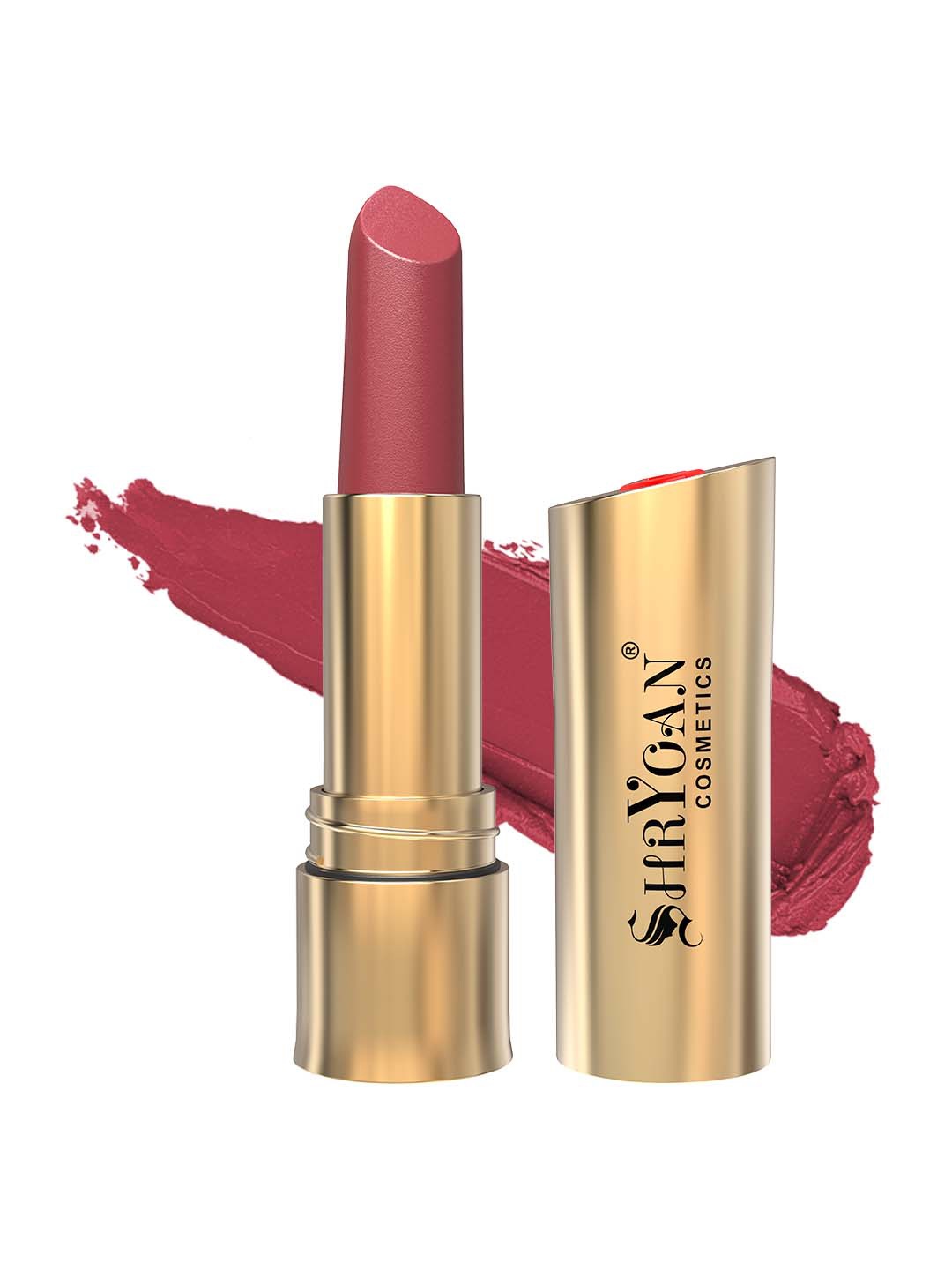 

SHRYOAN Non-Transfer Long-Lasting Matte Lipstick with Vitamin E 3.8 g- Burgundy