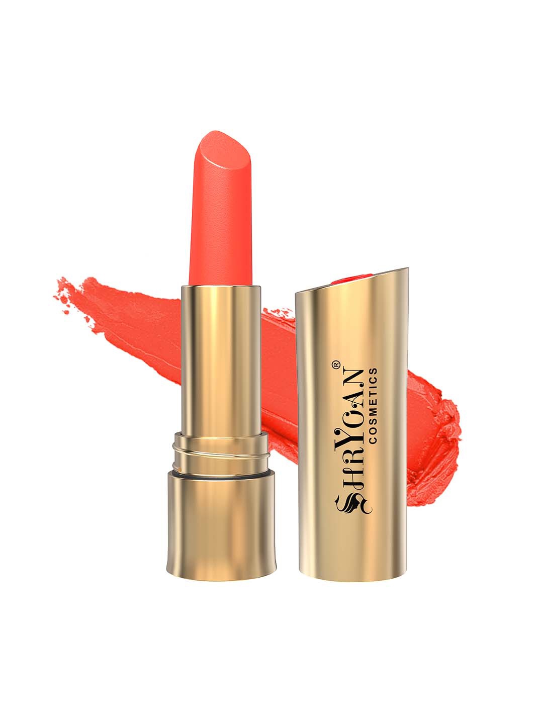 

SHRYOAN Matte Longlasting Non Transfer Lipstick - Caramel Nude - 3.8 gm