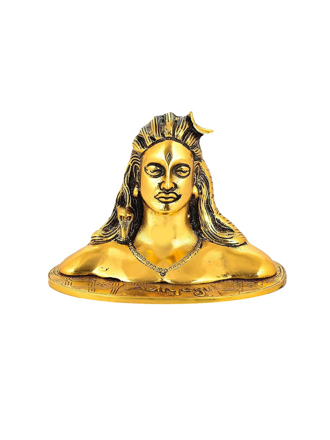 

Fashion Bizz Gold-Toned Aadiyogi Showpieces