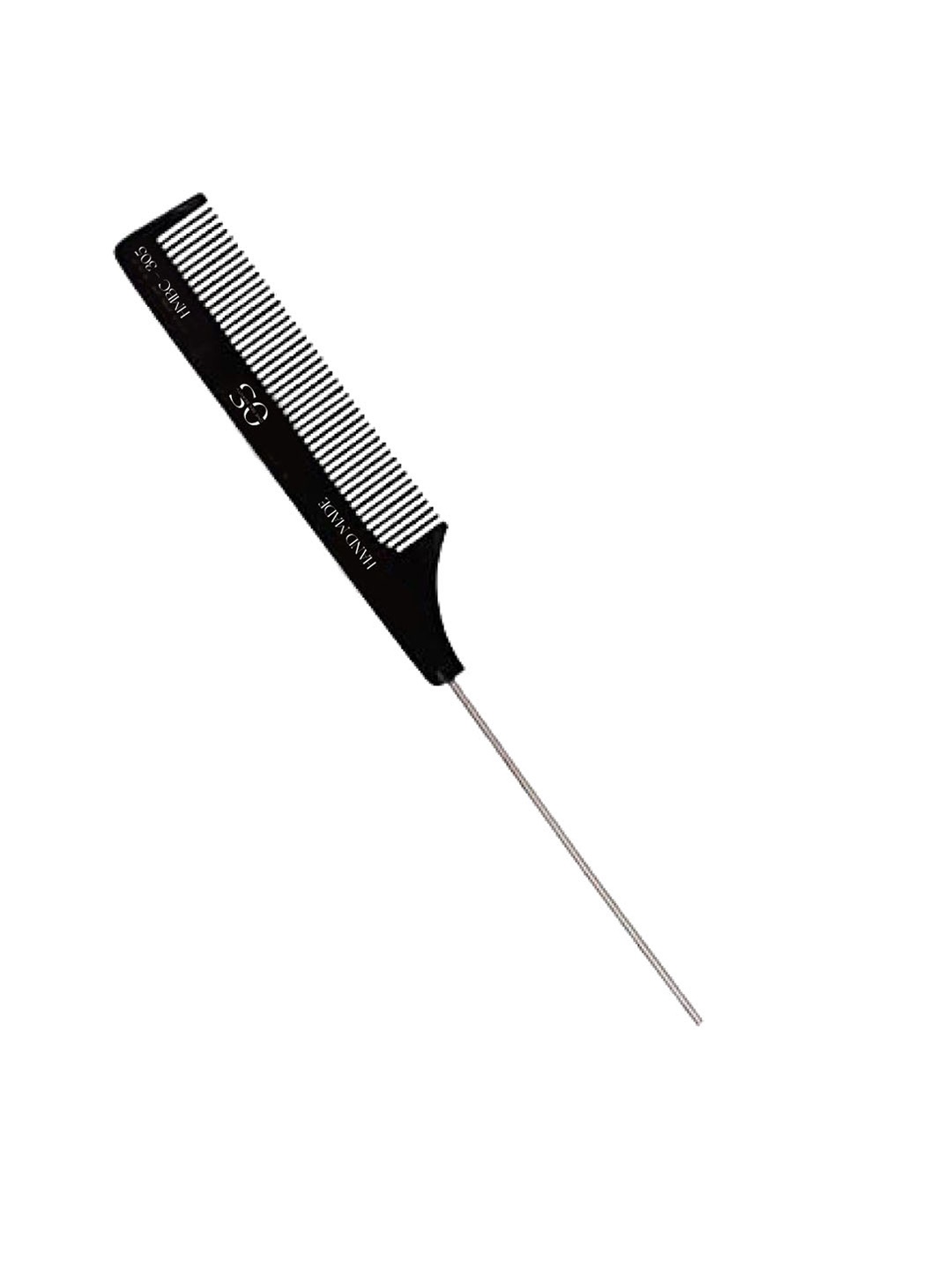 

One Sec Beauty Black Handcrafted Comb With Steel Pin