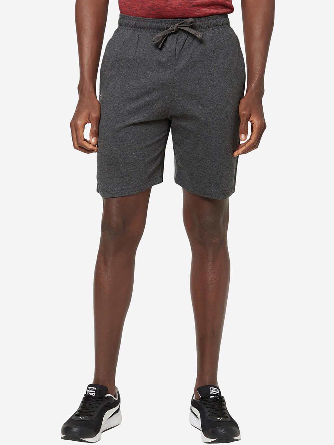

SPORTO Men Men Regular Fit Cotton Sport Shorts, Grey