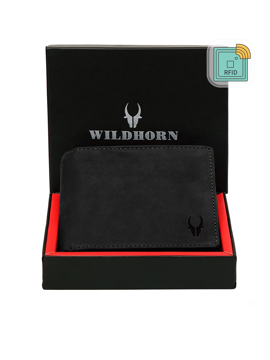 

WildHorn Men Leather Two Fold Wallet, Brown
