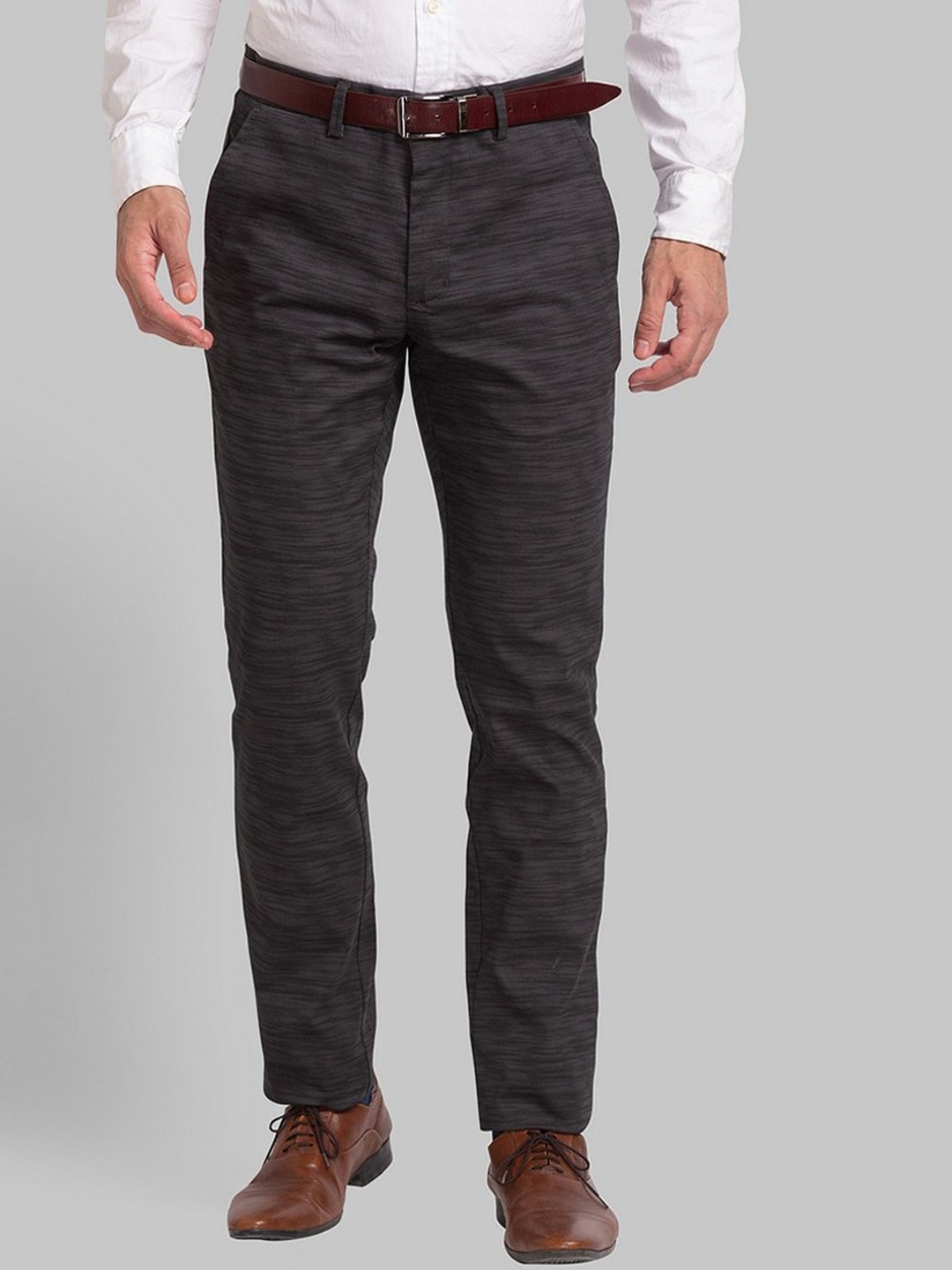 

Park Avenue Men Black Slim Fit Formal Trouser