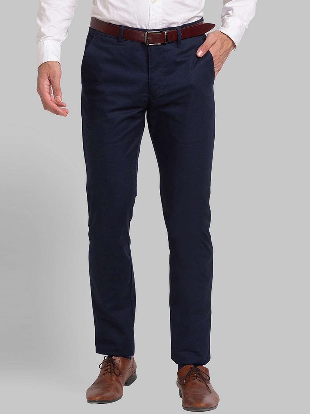 

Park Avenue Men Blue Slim Fit Formal Trouser