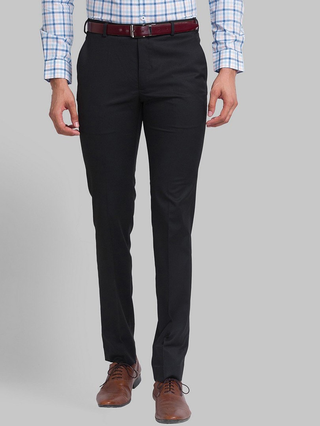 

Park Avenue Men Black Slim Fit Formal Trouser