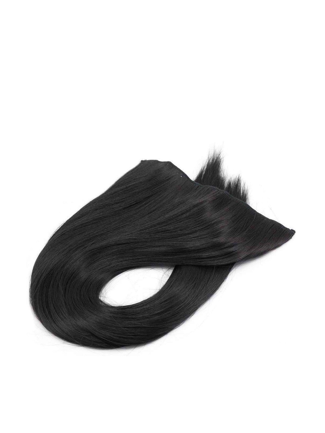 

CHANDERKASH 5 Clips Based 24 Inch Straight/Wavy Full Head Hair Extension - Black