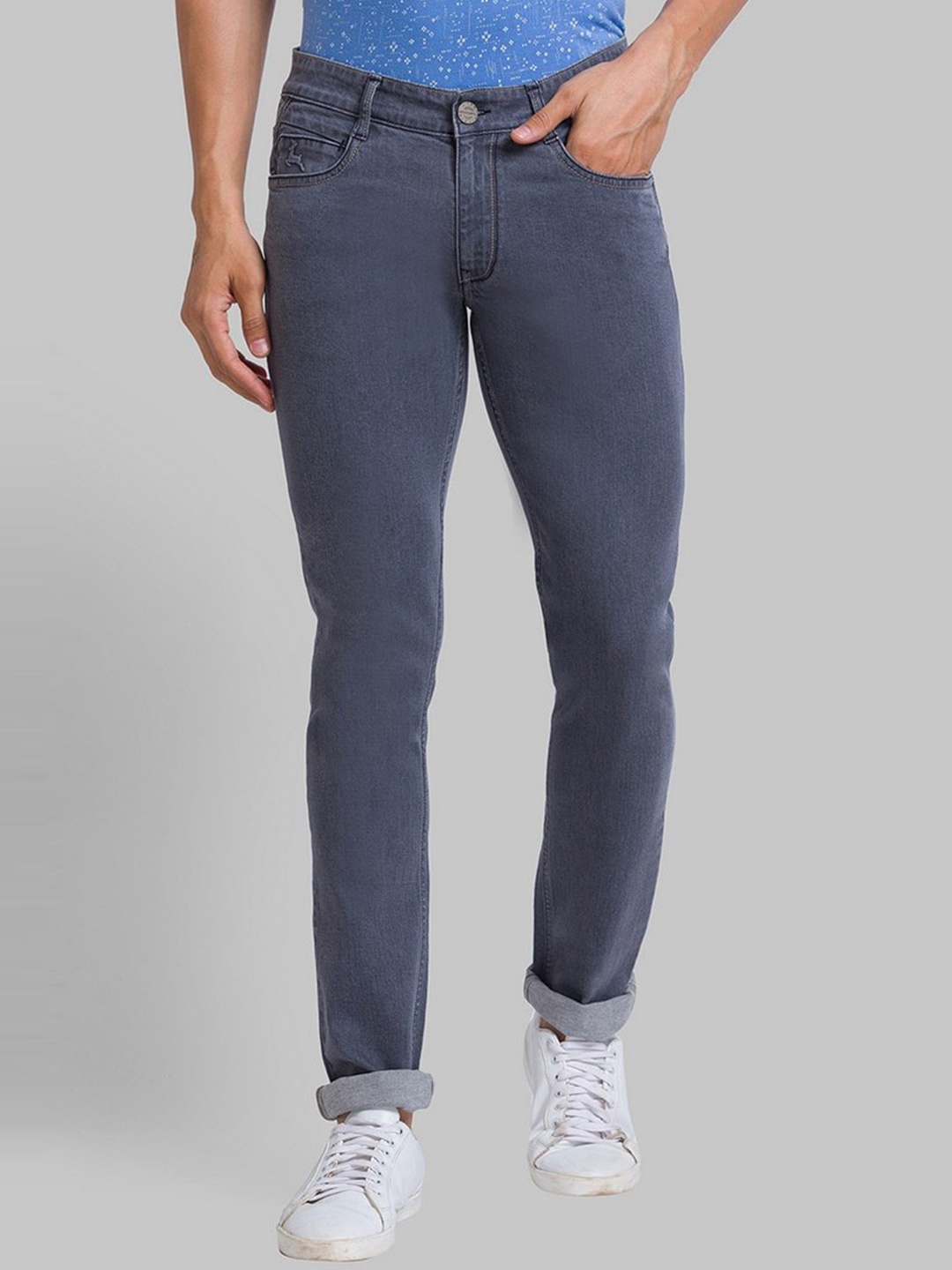 

Parx Men Grey Skinny Fit Jeans