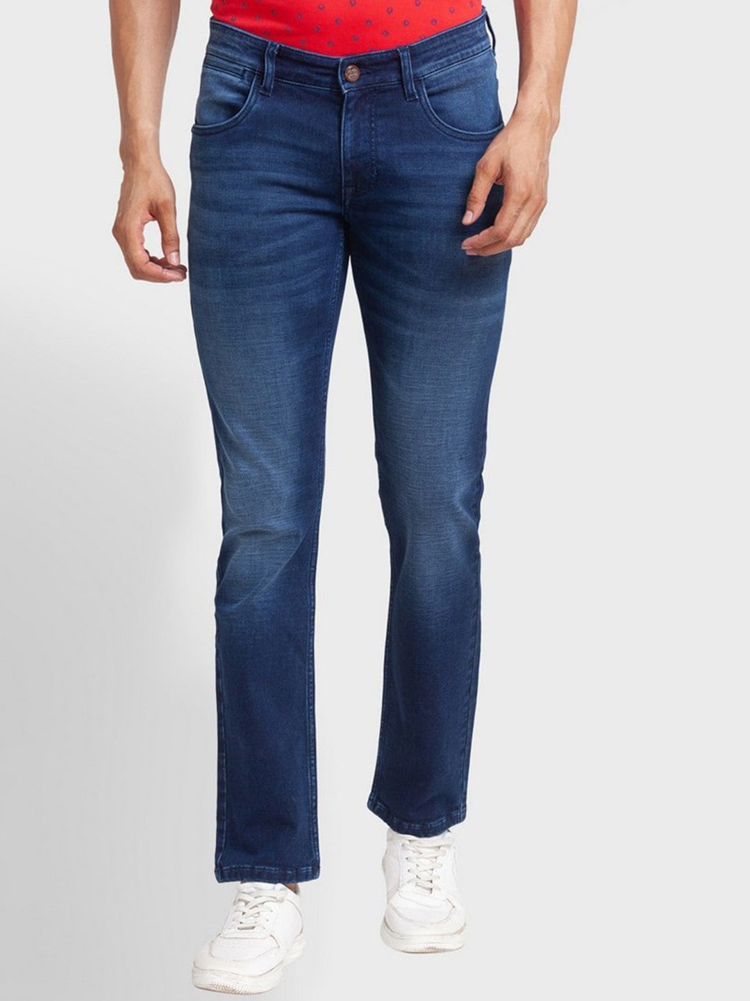 

ColorPlus Men Blue Tapered Fit Heavy Fade Jeans