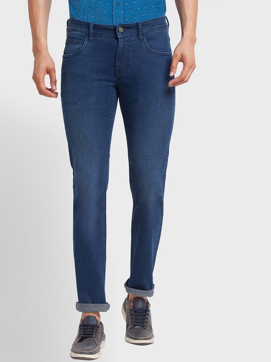 

ColorPlus Men Blue Tapered Fit Light Fade Jeans