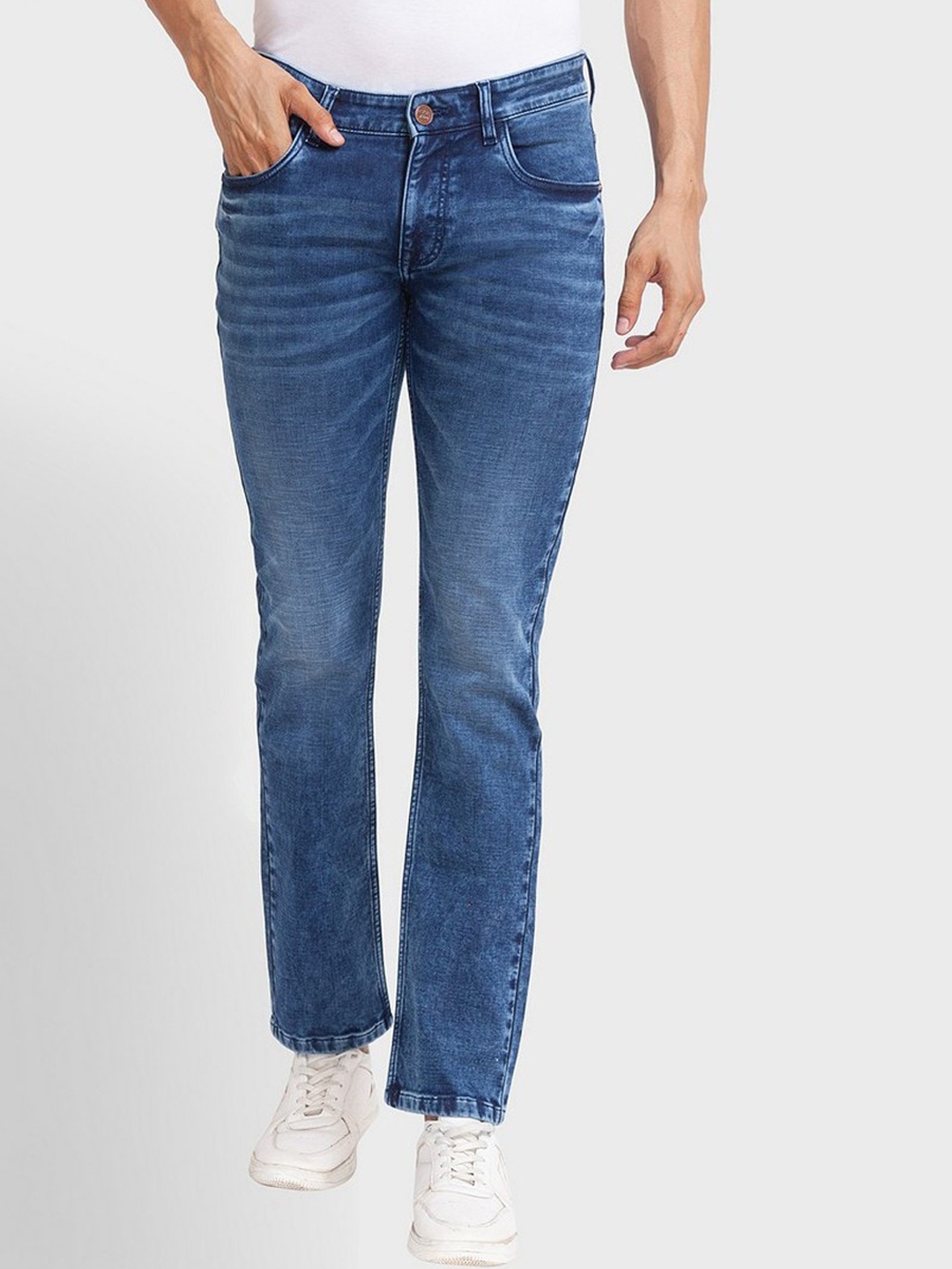 

ColorPlus Men Blue Tapered Fit Heavy Fade Jeans